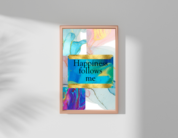 Vibrant Energy: Abstract Affirmation Art Print Set 7 Bold Digital Art Pieces) - Image 2