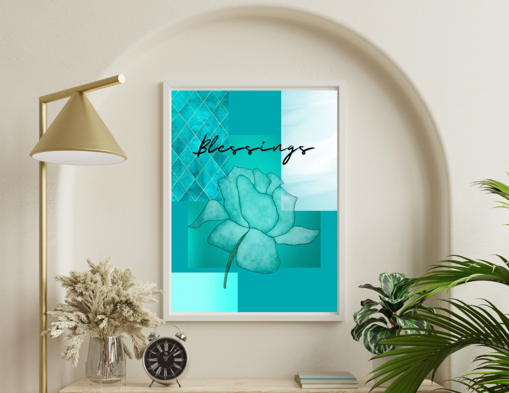 Brilliant Blossoms: Floral Art Digital Prints (3-Piece Set)"