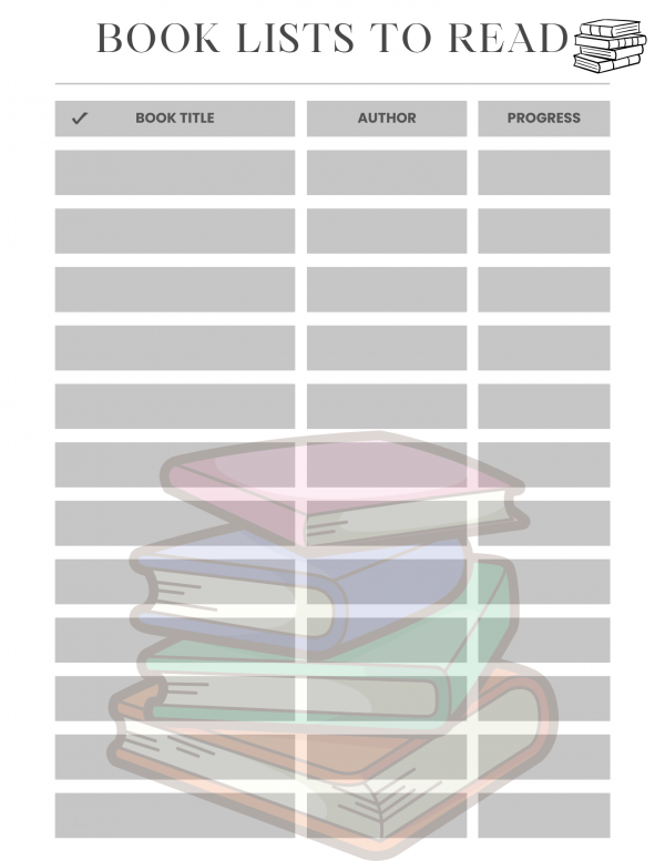 Book Tracker – Log books, rate them, and keep a TBR list!