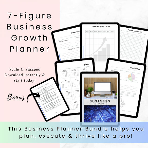 7-Figure Business Growth Planner – Scale & Succeed"