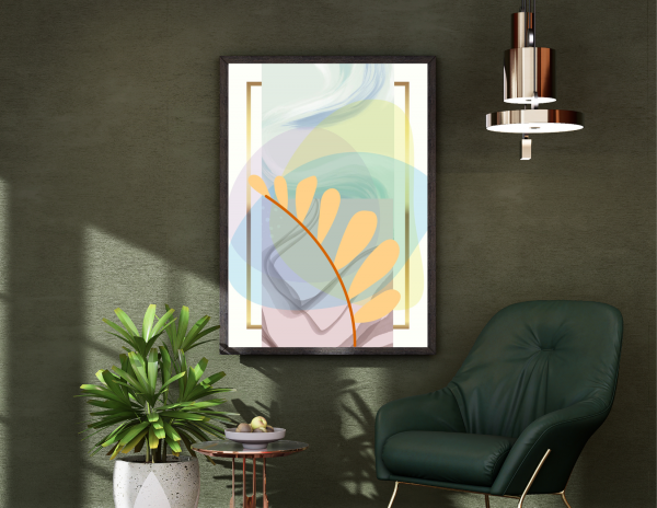 "Botanic Bliss: 4-Piece Calming Floral Digital Prints" - Image 2