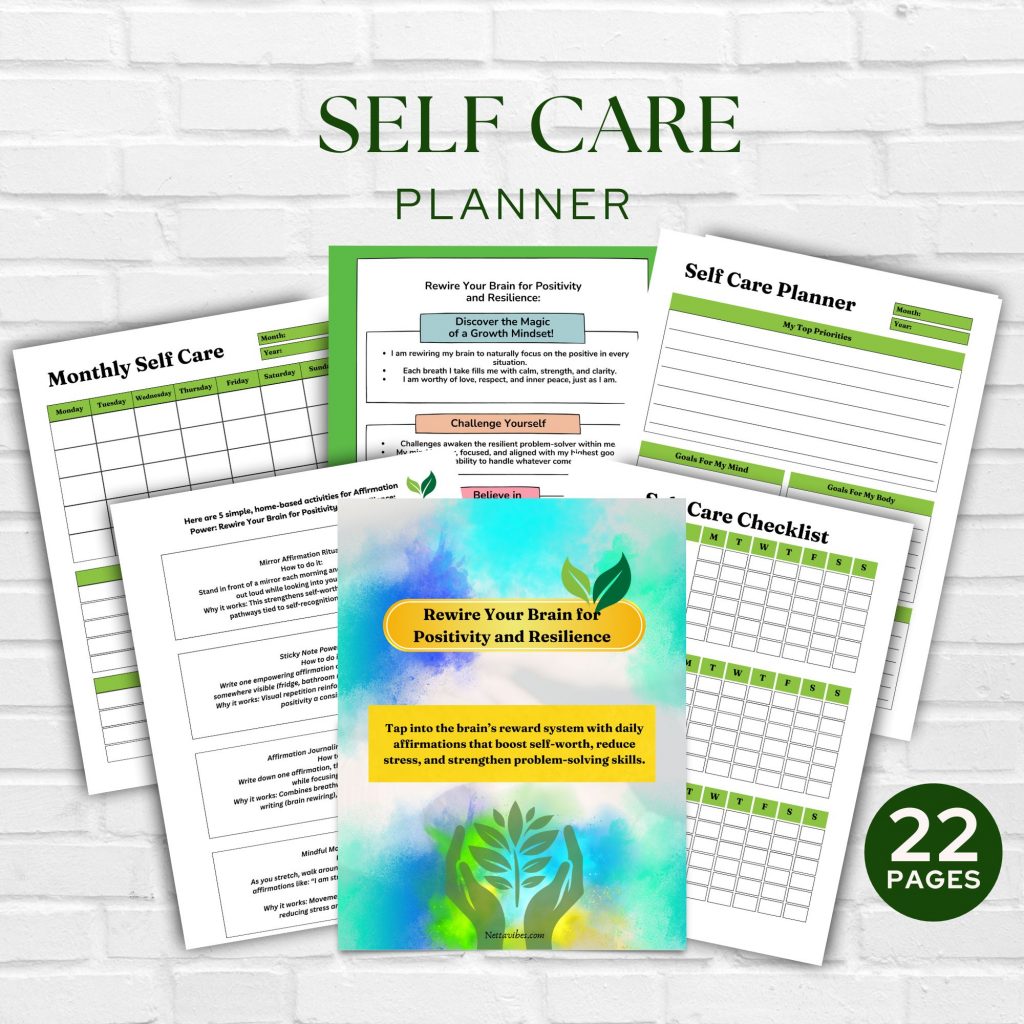Guided Self-Care & Positivity Journal Bundle