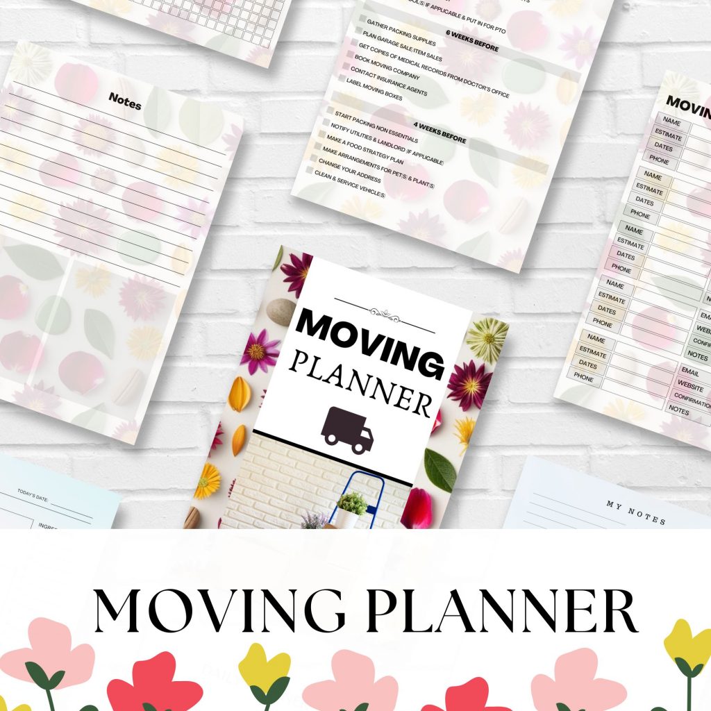 Smooth Move Planner – Digital Moving Journal with Checklists, Timelines & Budget Trackers