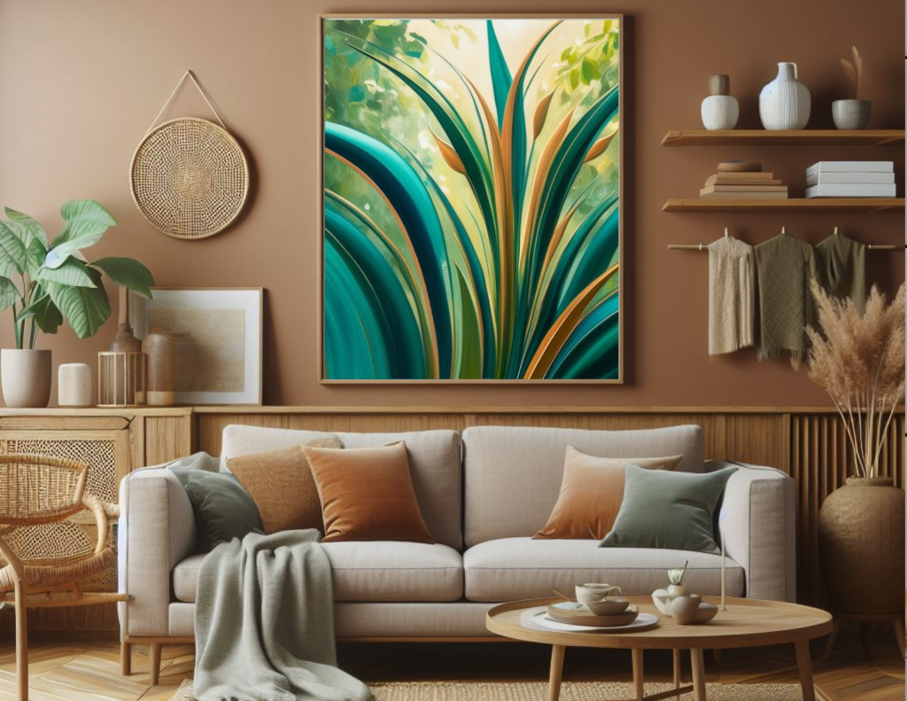 Therapeutic 4-Piece Floral Wall Art