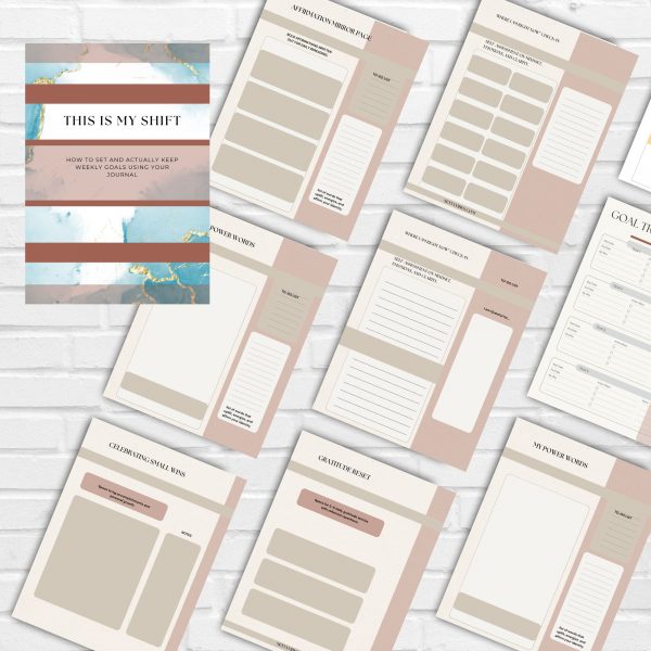 This Is My Shift: A Weekly Goal-Setting Journal for Positive Change and Progress - Image 2