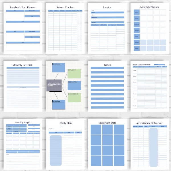 Startup Business Plan Digital Journal – Build, Track, and Grow Your Business - Image 2