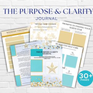 Cover of The Purpose Clarity Journal – Guided prompts to discover your North Star and live with intention.