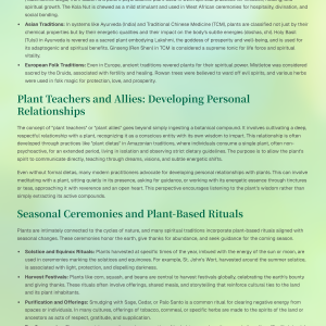 How to Harness the Power of Sacred Plants for Spiritual Growth