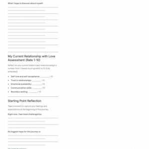 True Love Alignment Journal: 20-Day Transformational Journey