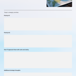 🌿 Founder Energy Journal: Optimize Your Energy, Enhance Your Leadership