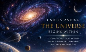 Read more about the article Understanding the Universe Begins Within: 21 Questions About Consciousness, Time, and Human Purpose