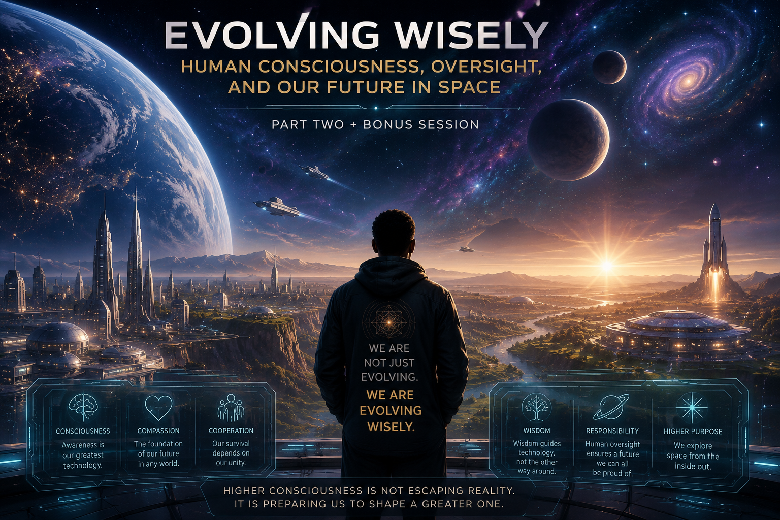 You are currently viewing Beyond Earth: The Evolution of Humanity, Higher Consciousness, and the Future of Space Exploration