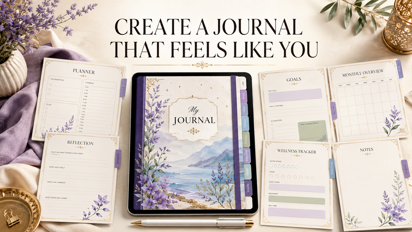 You are currently viewing Create a Journal That Feels Like You: Introducing the NettaVibes Interactive Journal Creator