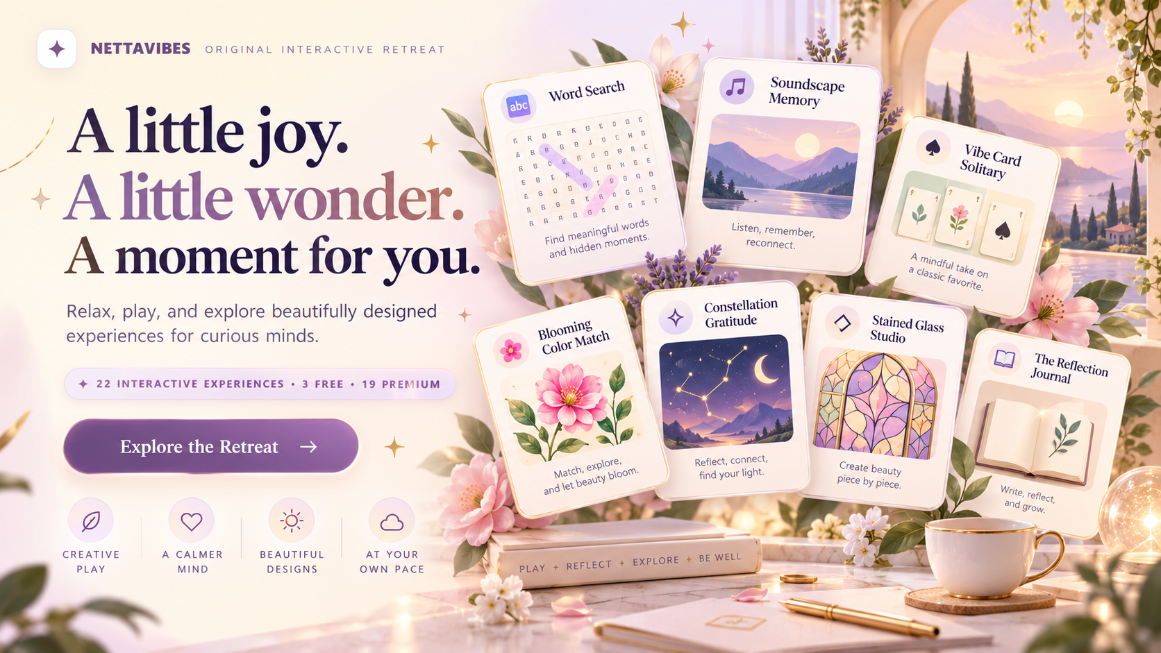 A Little Joy, A Little Wonder — NettaVibes Original Interactive Retreat